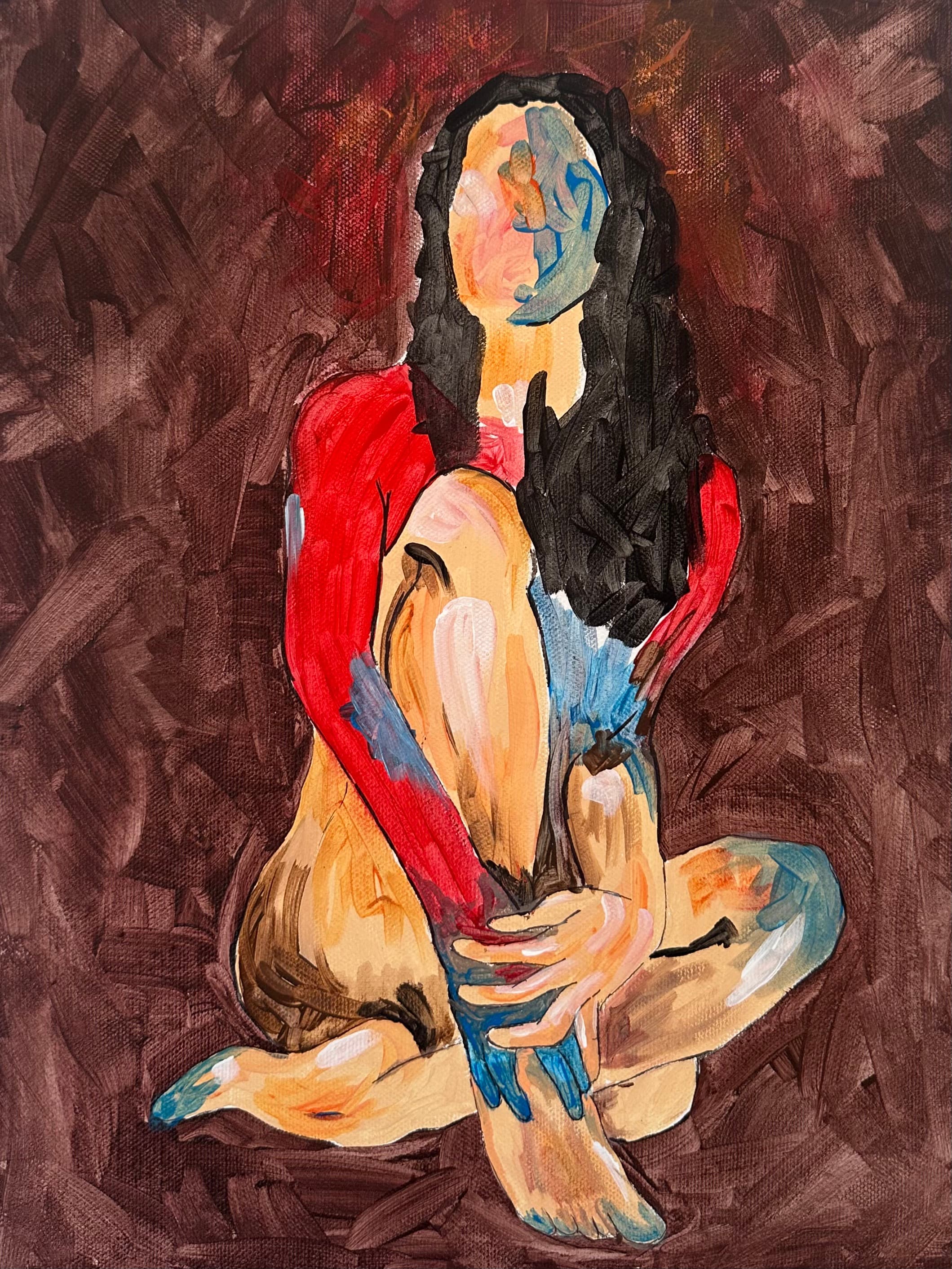 Mystique, painting by Zuhal Didem Aytaç