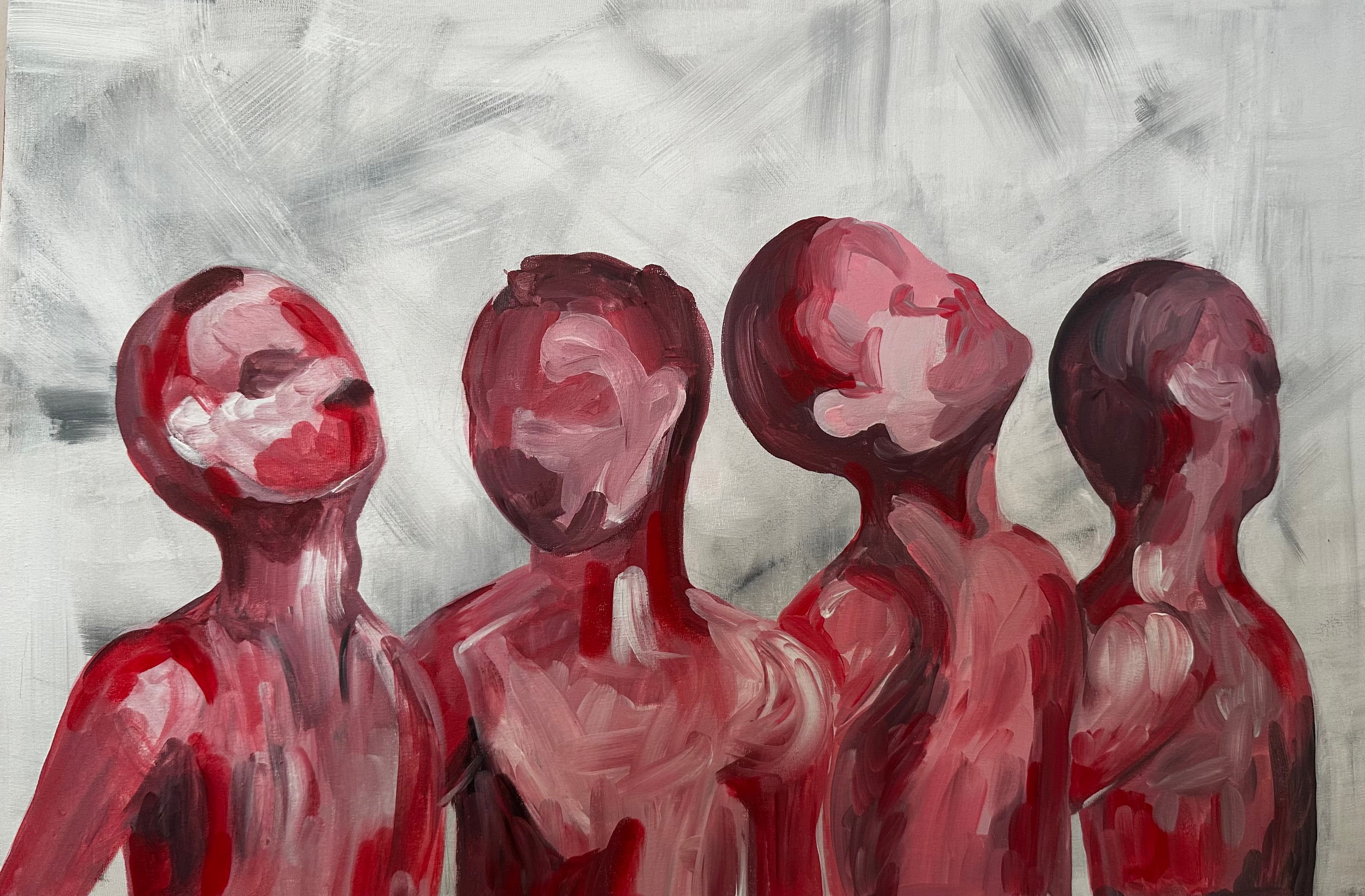 Echoes of Presence, painting by Zuhal Didem Aytaç