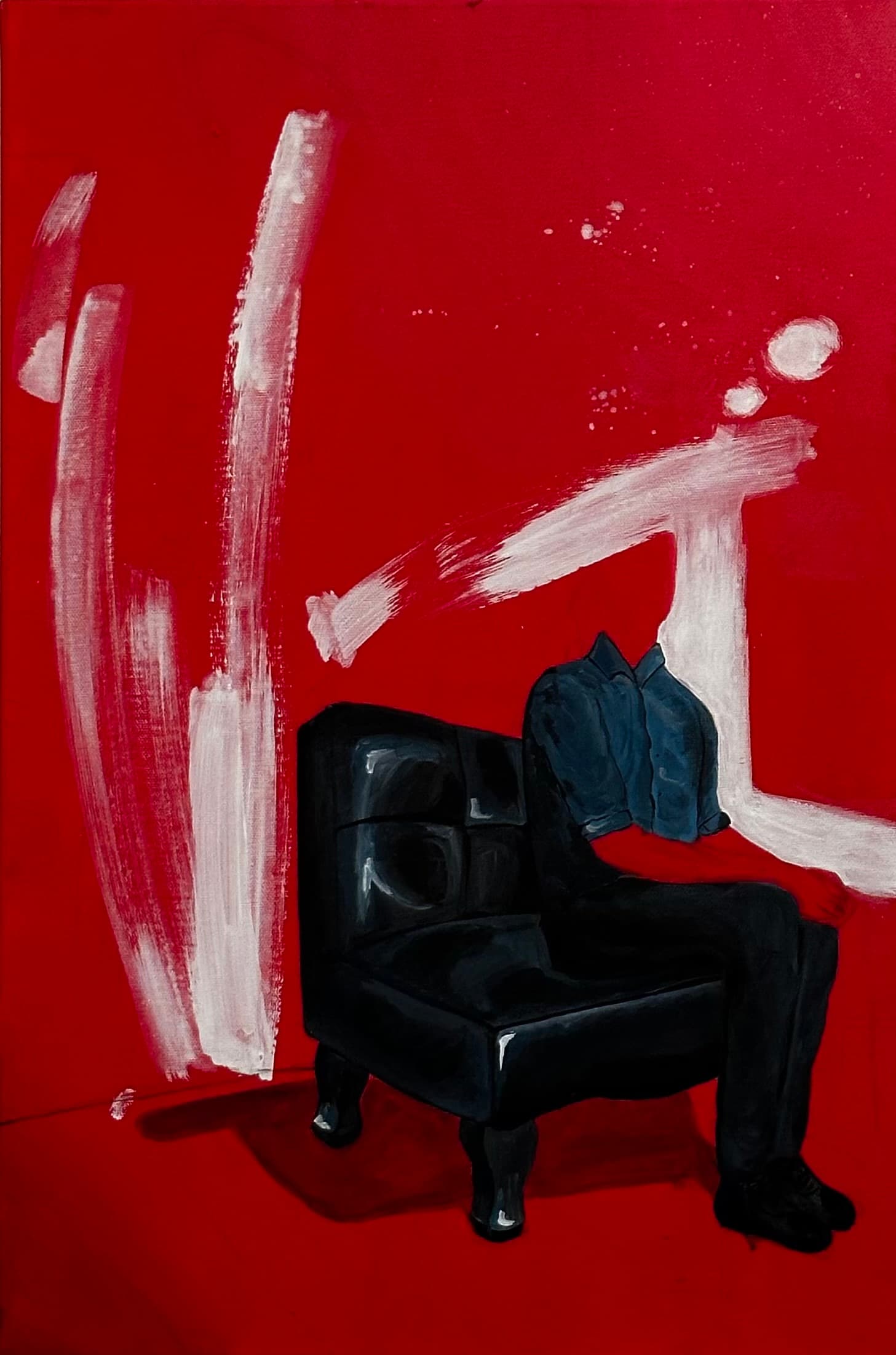 Silent Repose, painting by Zuhal Didem Aytaç